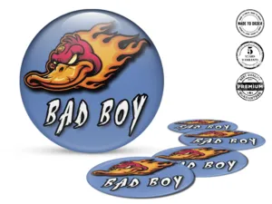 Domed sticker High-End Look Custom Labels for Vehicles